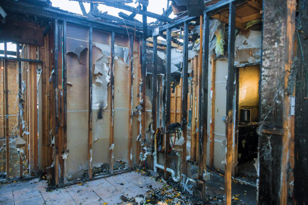 Professional Fire Damage Removal technician working in Middletown, MD